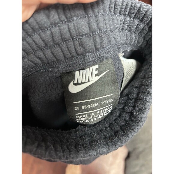 Nike Kids 2T Peace Love Swoosh Sweats Hoodie 2 Piece Set Black Colorful - Picture 14 of 14